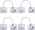 Fridge Lock (4 Pack),Refrigerator Lock with Keys,for Fridge, Cabinet Locks, Drawers, Dishwasher, Toilet and Child Safety Cabinet Locks, 3M Adhesive No Drilling (White 4pcs)