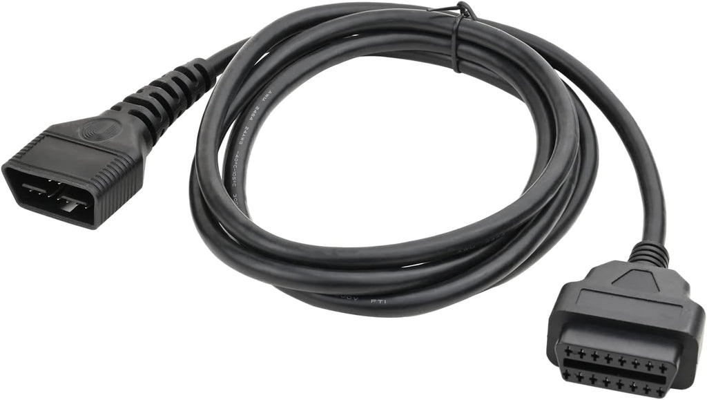 iKKEGOL Full 16 Pin OBD2 OBD II Male to Female Extension Cable Cord Diagnostic Tool Adapter for Auto Car Vehicle Truck 24V All OBD2 Port Plug Connector 24AWG (1M/3.3FT)