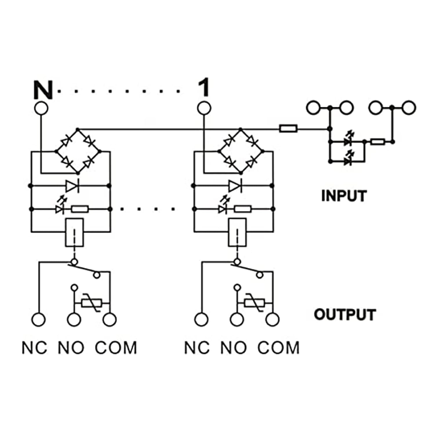 Relay Board, Relay Module 1 Channel 1 SPDT DIN Rail Mount 24V DC/AC, Interface Board(FY-T731C-D24)