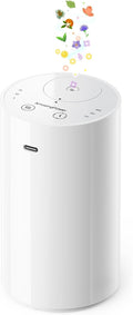 Waterless Essential Oil Diffuser, Portable Aromatherapy Diffuser with 20mL Capacity, Battery Operated Mini Scent Diffuser,3 Mist Levels & Timers, Leak-Free, for Home, Car, Office (White)