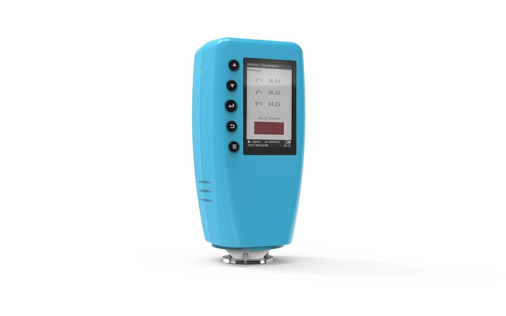 New Portable Simplified Colorimeter WR10QC Digital Color Reader, Apertures 8mm, Color Simulation, ΔE*ab<0.1, CIELAB, Wavelength: 400-700nm