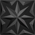 Art3d Decorative 3D Wall Panels Art Petal Pack of 12 Tiles 32 Sq Ft, Black