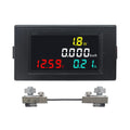KETOTEK Ammeter Voltmeter DC 14-600V 100A Digital Multimeter Panel Power Energy Monitor Watt Meter DC Current Voltage Meter with 100A Shunt
