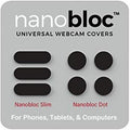 Nanobloc Universal Camera Blocker Kit - Camera Blocker for Phone & Privacy Slider - for Laptop Accessories for Women - Versatile Dots & Bars for Gaming Laptop Accessories - 7-Piece, Black