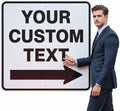 Custom Aluminum Signs – Personalized Weatherproof Metal Signs for Indoor & Outdoor Use – Multiple Sizes – Add Text/Logo – Optional Reflective & Double-Sided Printing – for Home, Business, Hazard, Garden, Door & Commercial Use (square, 36x36inch)