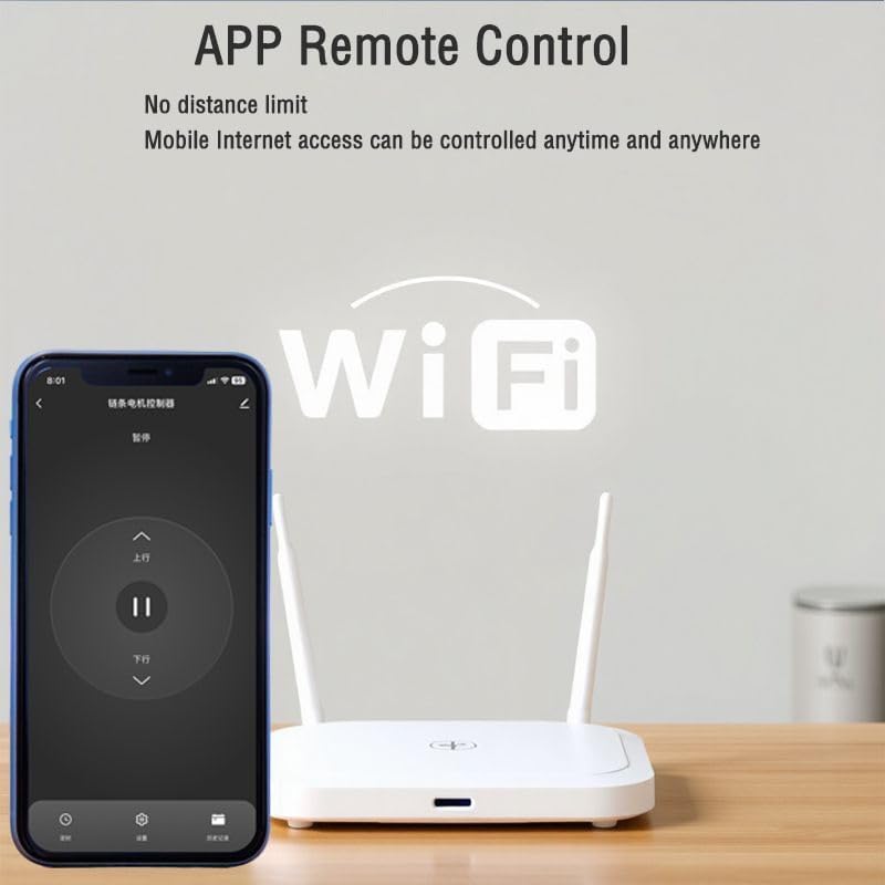 Tuya Smart WiFi/Bluetooth DC Motor Controller 10A 7-32V Reversible Switch with Timer, Voice Control for Electric Actuators, Smart Home (Alexa Compatible)