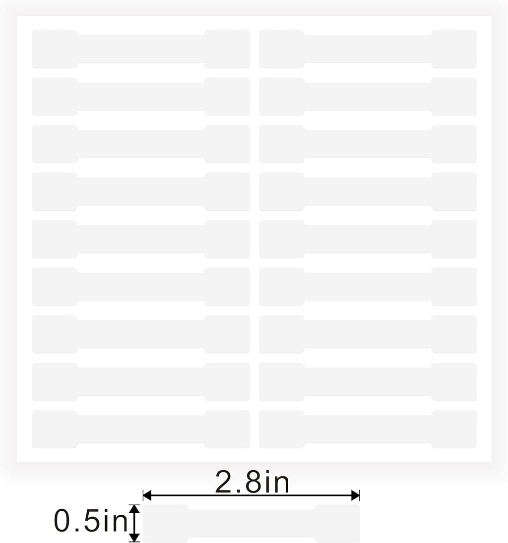 Transparent Blank Tamper Evident Labels Crystal Clear Sealing Package Seal Self Adhesive Security Warranty Void Tamper Proof Stickers (100pcs Bone)