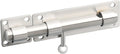 Alise 6 inch Barrel Bolt Latch,Slide Bolt Latch, Heavy Duty Solid SUS304 Stainless Steel Slide Lock for Wooden Fence,Barn Door,Interior or Outdoor Door Brushed Nickel MS8000-LS