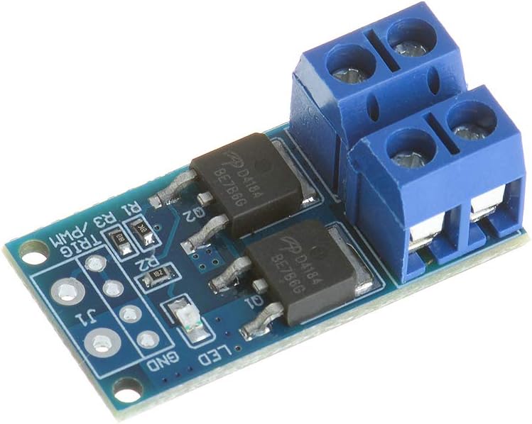 10PCS DC 5V-36V 15A(Max 30A) 400W Dual High-Power MOSFET Trigger Switch Drive Module 0-20KHz PWM Adjustment Electronic Switch Control Board Motor Speed Control Lamp Brightness Control