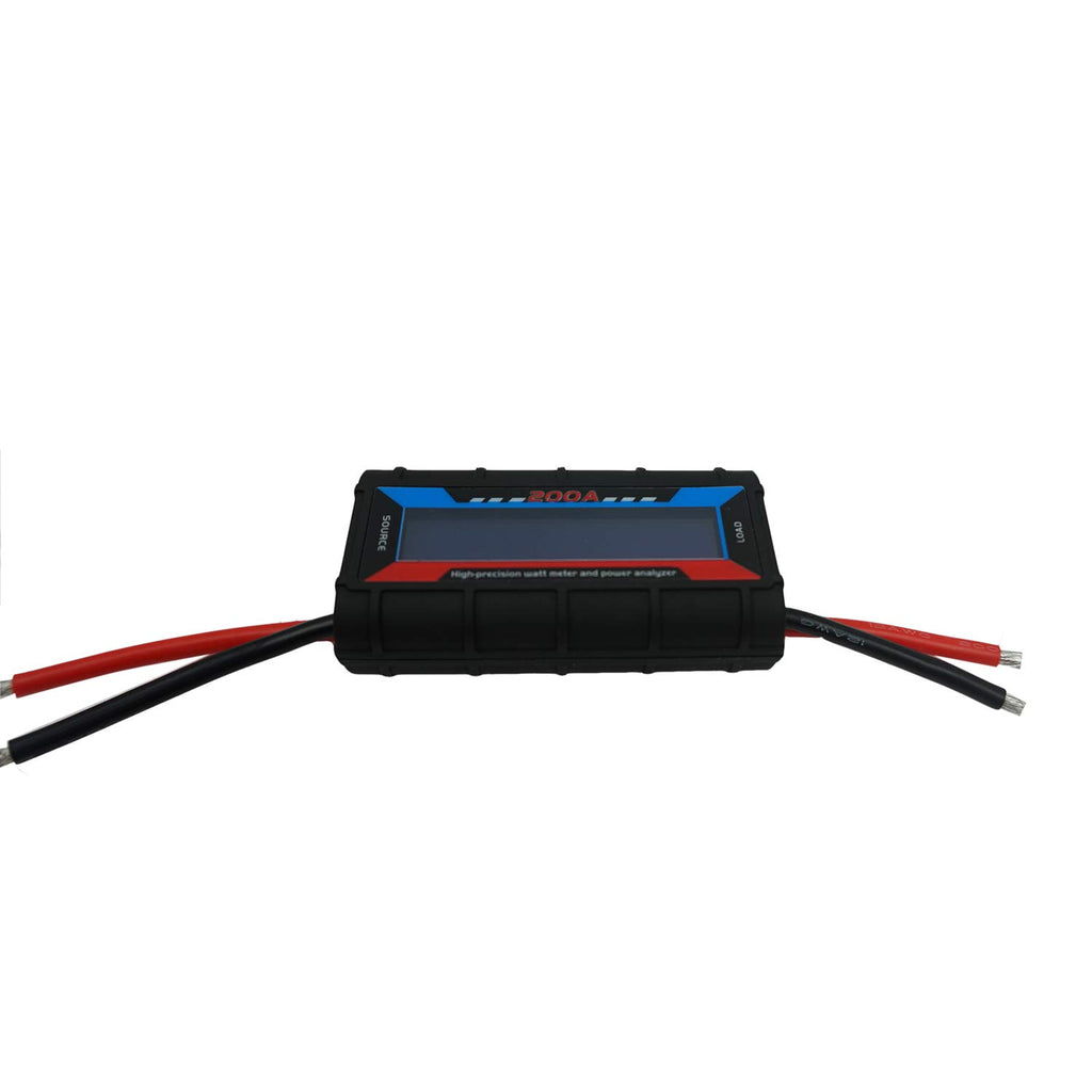200A RC Watt Meter, High Precision Power Analyzer, DC 0-60V Volt Amp Watt Checker Tester, with Digital LCD Screen- for Voltage(V) Current(A) Power(W) Charge(Ah) and Energy(Wh) Measurement