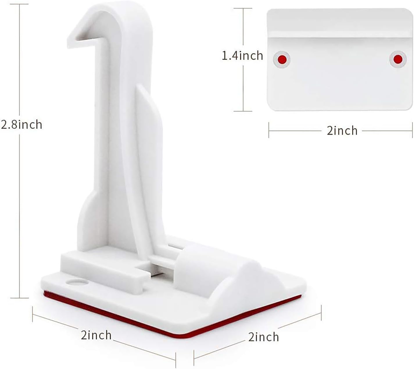 2 Pack Upgraded Invisible Baby Proofing Cabinet Latch Locks – No Drilling or Tools Needed, Fits Most Cabinets & Drawers, Works with Countertop Overhangs, Strong Adhesive for Easy & Secure Installation
