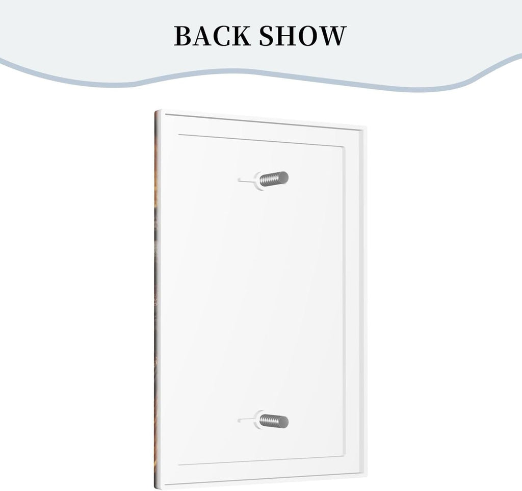 Decorative Light Switch Cover Plate Black Wood Board Gold Dust Coffee Beans 1 Gang No Device Single Blank Outlet Covers Wall Plate Cover Switchplate Electrical Face Plate
