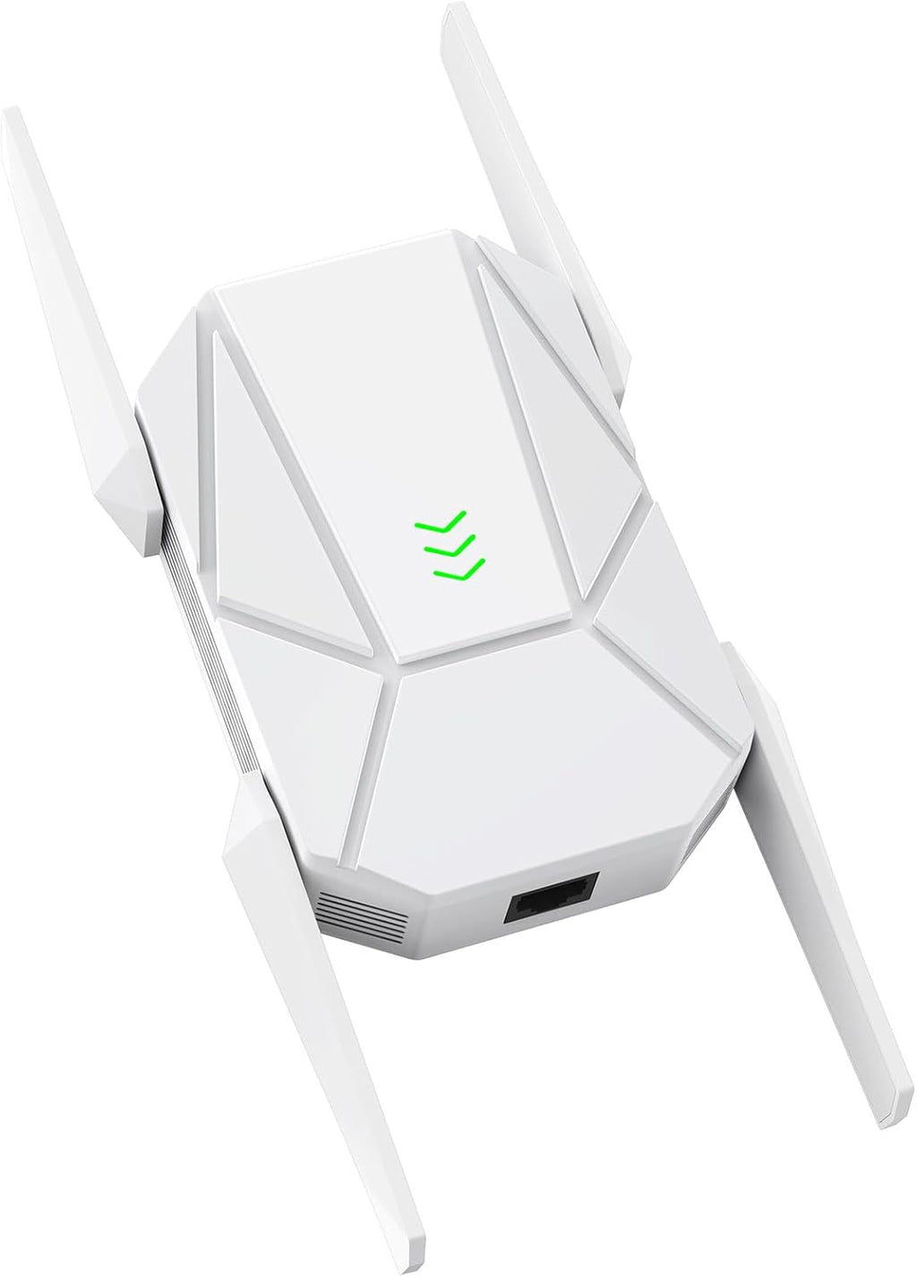 2025 AX1800 WiFi 6 Extender Signal Booster - Dual Band 2.4G/600Mbps & 5.8G/1200Mbps, WiFi Extender with Gigabit Port, 802.11AX Tech, 12999 Sq.Ft Long Range WiFi Repeater, Connects 100+ Devices
