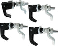 4PCS Lift and Turn Latches and Compression Latch, Adjustable Grip Handle Rotation 360 Black