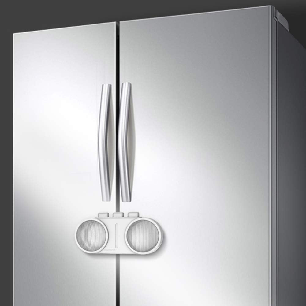 EUDEMON Baby Safety French Fridge Door Lock Freezer Refrigerator Lock Cabinet Cupboard Lock for Childproof & Pet Proofing Easy to Install no Tools Need or Drill (1 Pack,White)