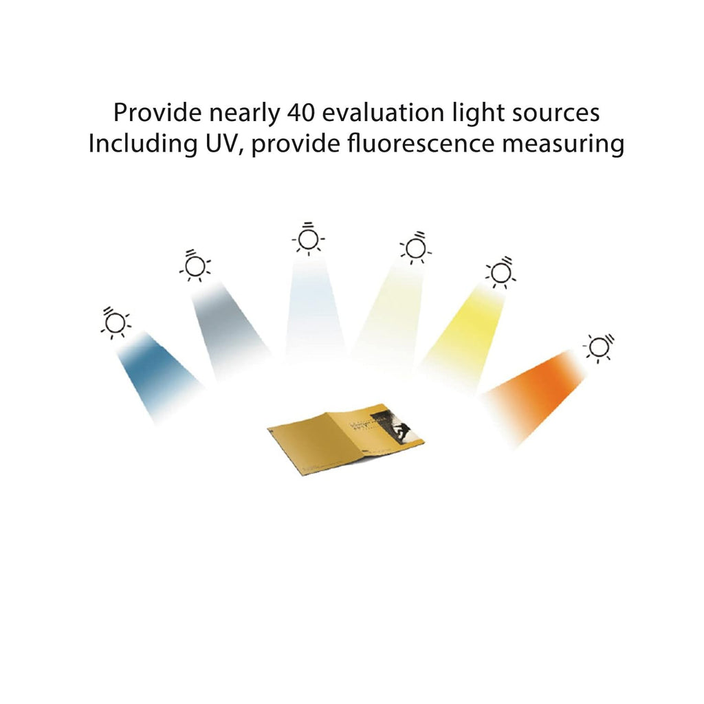 Portable Handheld Colorimeter Spectrophotometer, Auto Calibration Color Difference Tester with 6mm Test Aperture and IPS Touchscreen, Color Measurement Instrument