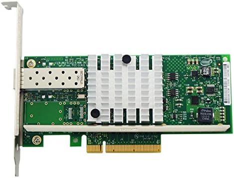 with Intel Chipset 82599 X520-DA1 E10G41BTDA 10G PCI-E X8 Fiber Server Adapter NIC Single Port SFP+