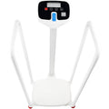 Assist The Elderly in Measuring Weight gain While Standing, with an Electronic Scale with armrests, Suitable for use in clinics, Hospitals, Schools, Nursing Homes (Coconut Meat White)