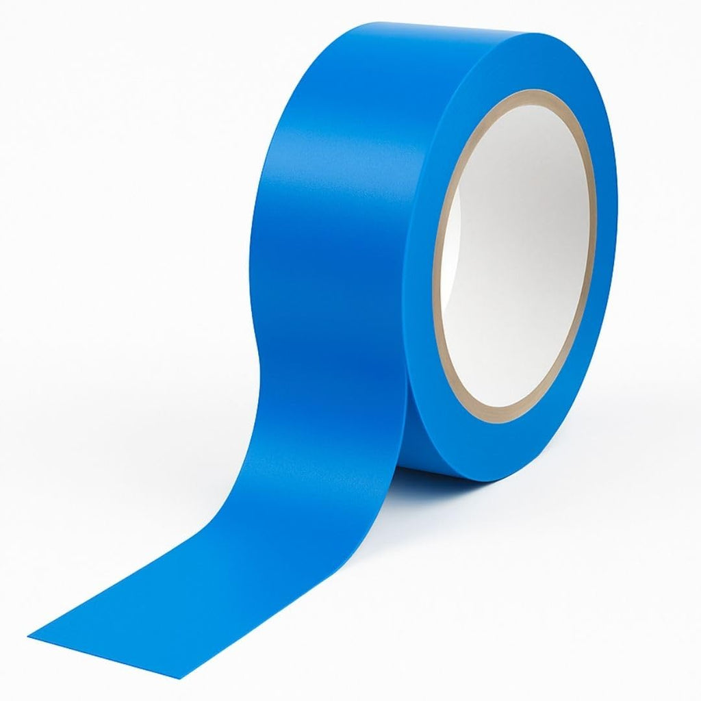 GTSE 2 inch x 108 ft Blue PVC Vinyl Floor Tape, Safety Marking Tape, 6 mil Thick, Suitable for Dance Floors, Gyms, Warehouses, Sports Facilities