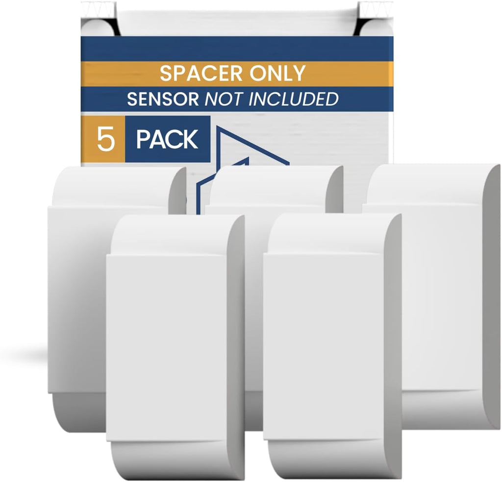 Ring Alarm Magnet Riser | 5 Pack Set with 3M Adhesive - Easy Mount to Any Doorway, Window, and Entryway | Ring Sensor/Magnet Not Included (1 inch)