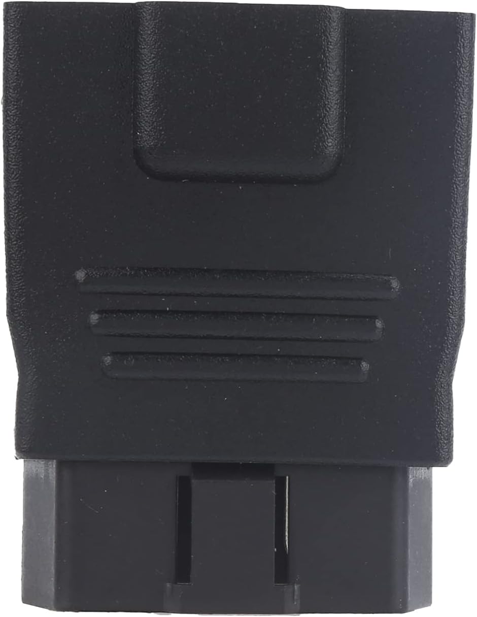 16Pin OBD2 Plug Adapter Male to Female, Universal OBD2 Connector, ABS Plastic Diagnostic Line Plug with Full Power, Car Accessory for Fault Check and Code Reader