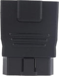 16Pin OBD2 Plug Adapter Male to Female, Universal OBD2 Connector, ABS Plastic Diagnostic Line Plug with Full Power, Car Accessory for Fault Check and Code Reader