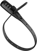 Adjustable Babyproof Lock, Easy Install on Cabinets, French Fridges, Baby Carriages, Kids’ Bikes, Helmet, Gates, Lock for Kids & Adults - French Door, Versatile Safety Solution (1 Pack Black)