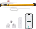 Smart Tuya WiFi Blinds Motor, AC100-240V Plug-in for 1.5"/38mm Shade Tubes, Compatible with Alexa/Google Home, APP & Timer Control, No Hub Required - Idea for Zebra, Roman, Roller Shades