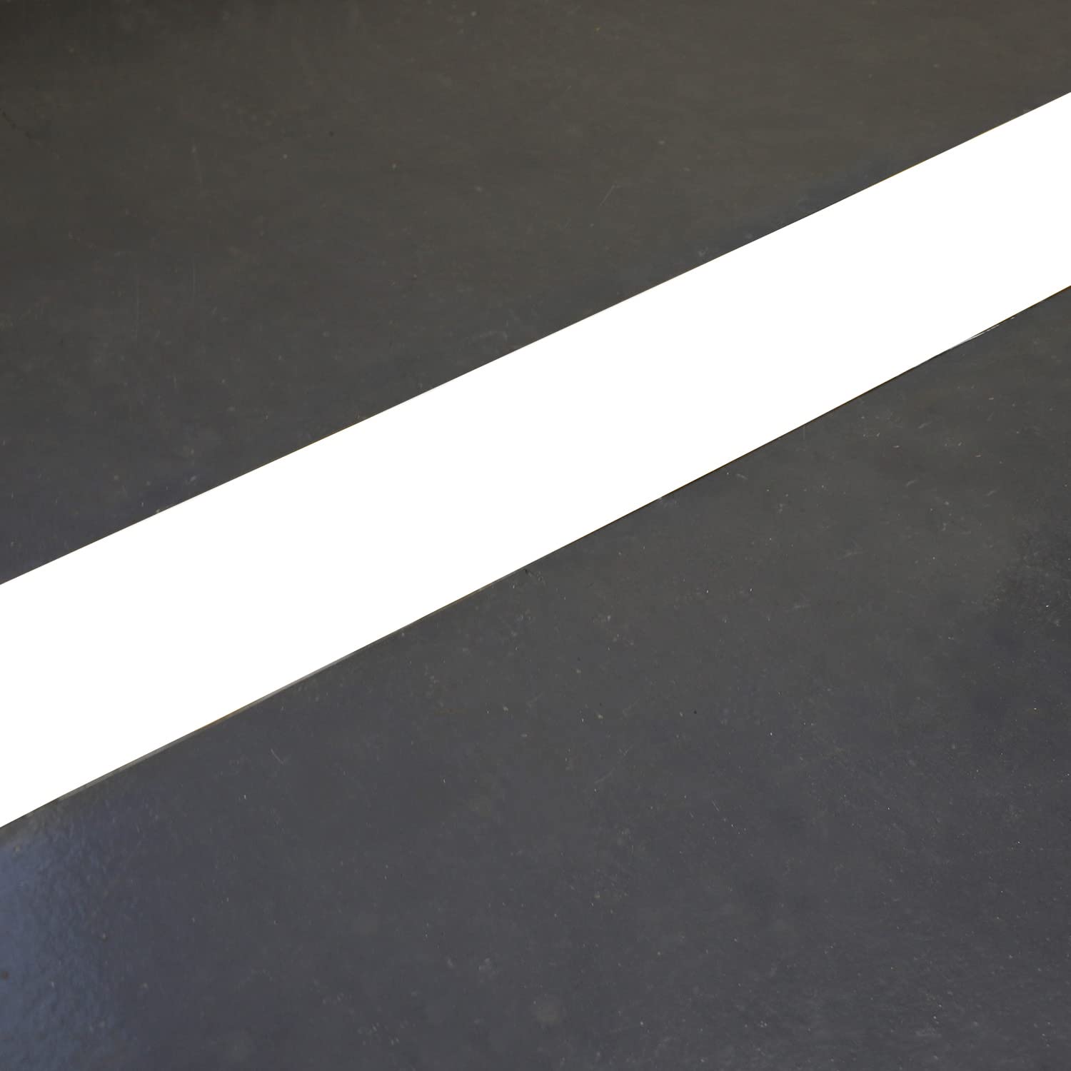 SmartSign White 6 inch x 100 feet Floor Marking Tape, 32 mil Vinyl Floor Tape, Superior Mark Industrial Use Safety Tape with Beveled Edges, Strong Adhesive, for Gym/Warehouse/Courts
