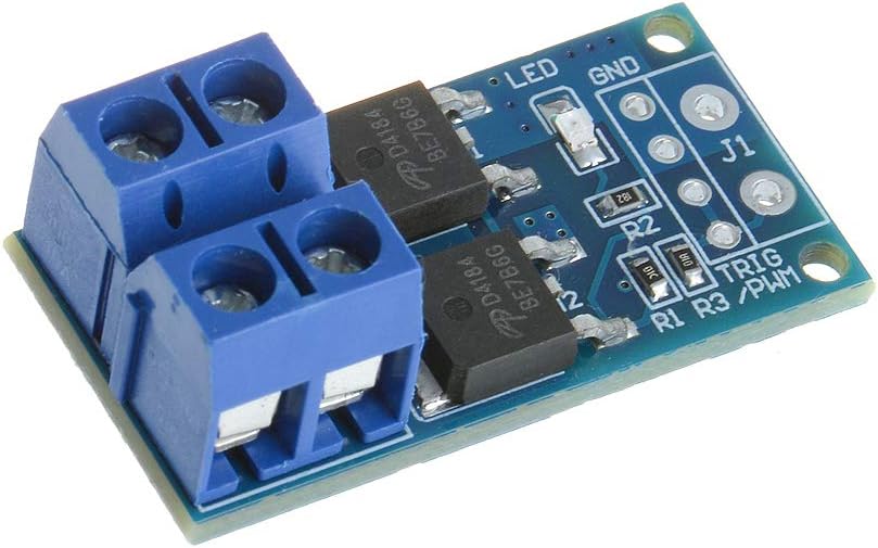 10PCS DC 5V-36V 15A(Max 30A) 400W Dual High-Power MOSFET Trigger Switch Drive Module 0-20KHz PWM Adjustment Electronic Switch Control Board Motor Speed Control Lamp Brightness Control