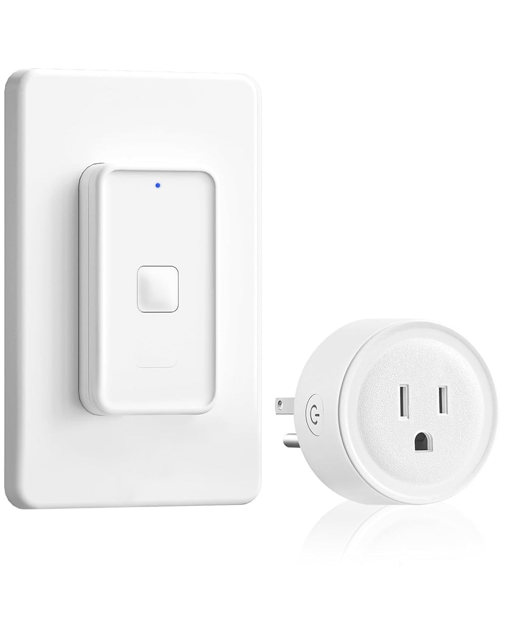 Remote Control Outlet, WILAWELS Remote Outlet Switch with Magnetic Base, Wireless On Off Power Switch for Lights, Lamps, Fan, Home Appliance, 100ft RF Range, 10A/1250W, Pre-Programmed W14RC1106