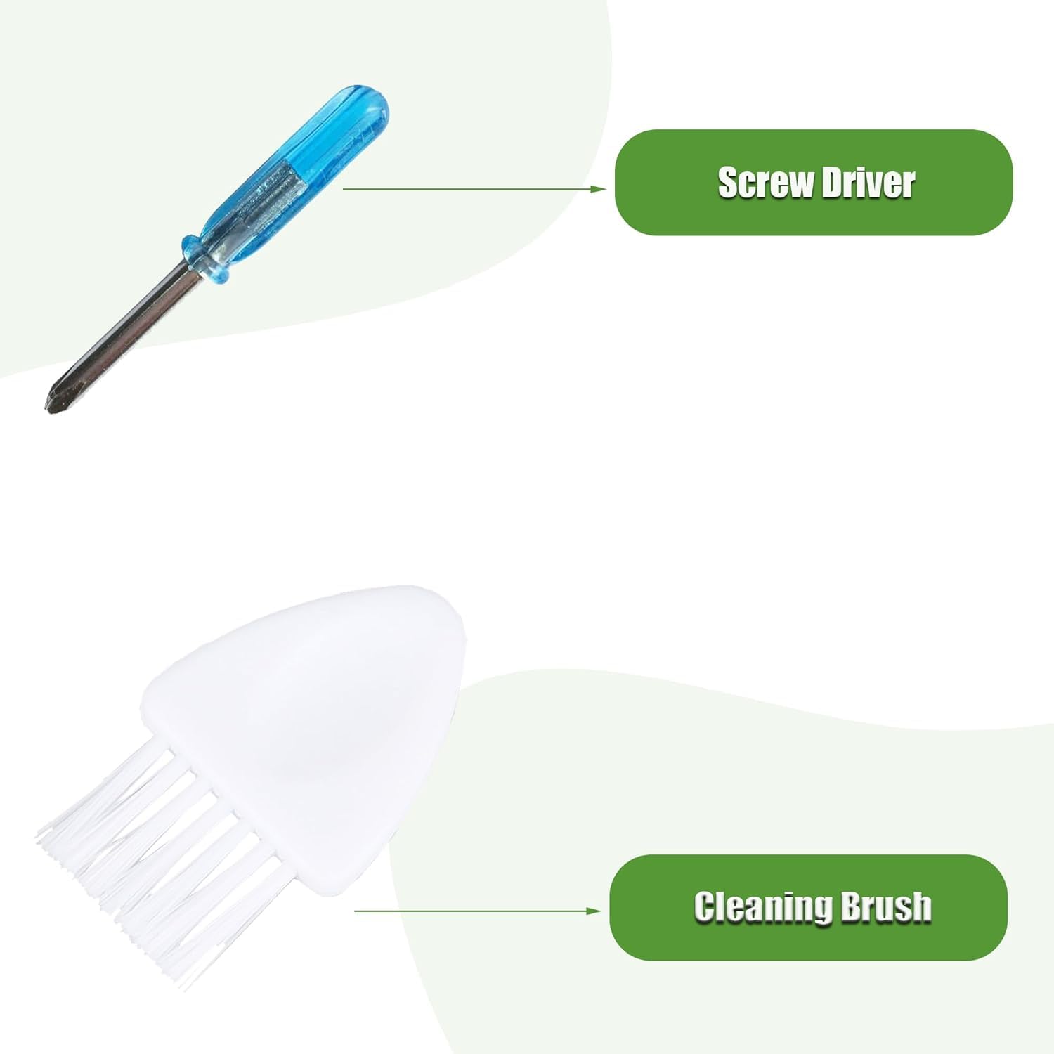 LOVECO Replacement Accessories Kit for iRobot Roomba 600 Series 694 692 690 695 680 660 665 651 650 620 614 & 500 Series 595 585, 10 Filter, 10 Side Brush, 3 Set Bristle and Flexible Beater Brush