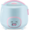 Rice Cooker, Mini Cooker 2.5 Cups Uncooked, 1.6L Portable Non-Stick Small Travel Smart Control Multi-Function with 24 Hour Timer Delay and Keep Warm Function