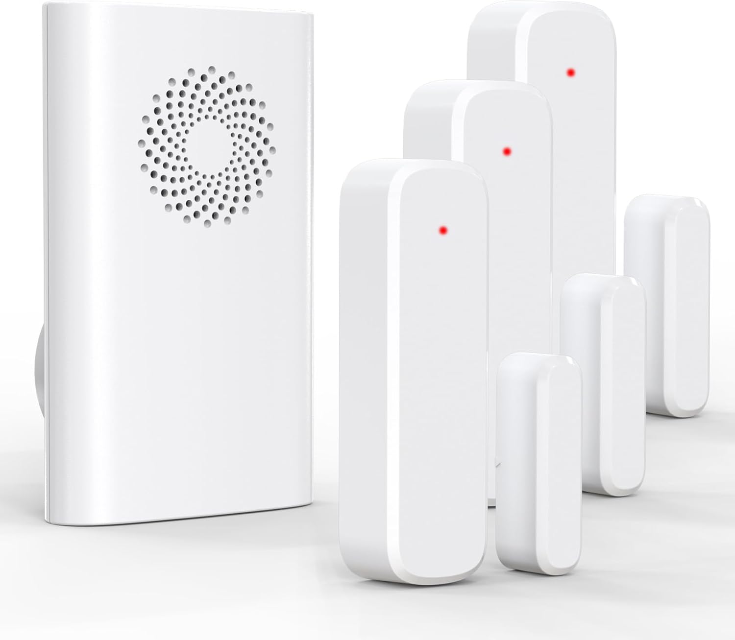 Door Chime, Wireless Door Open Sensor Alarm When Entry Business/Office/Store (500ft Range 51 Ringer Adjustable Volume) Home Alert Bell for Kid/Toddler Safety, 1 Receiver+3 Sensors
