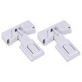 Child Proof Refrigerator Door Lock, Baby Safety Fridge Door Latches, One Handed Operation, No Tools Need or Drill (White2)