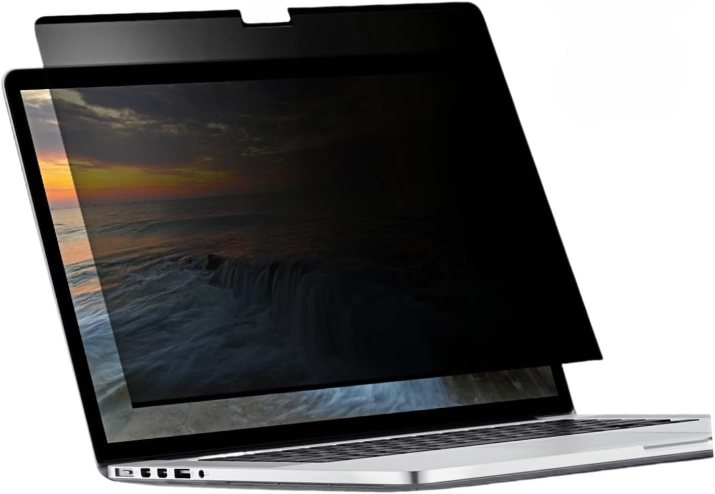Easy On/Off Magnetic 360° Privacy Screen Filter Compatible with MacBook Air 15.3 inch (2023-2025, M2, M3, M4), Anti Glare Laptop Privacy Screen Shield with Camera Cover - UV block 90%-Model: A3241, A3114, A2941