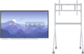 Smart Board with Mobile Cart, 65 Inch Digital Whiteboard for Classroom and Office, NewBoard 4K Interactive Whiteboard with Google EDLA-Certified, Android 14, 8+64 GB, Google Play