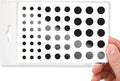 BLOCKED Stackable Webcam/Camera Vinyl Covers | 57 Low-Tack Reusable Webcam Sticker | 3-Sizes | Black 57-Pack (Ultra Glossy)