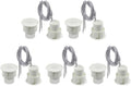 Recessed Door Contacts NC Security Alarm Window Sensors With Magnetic Reed Switch. 3⁄4 Inch Door Contact Position Switches DCS Work with All Access Control and Burglar Alarm Systems White 5pcs