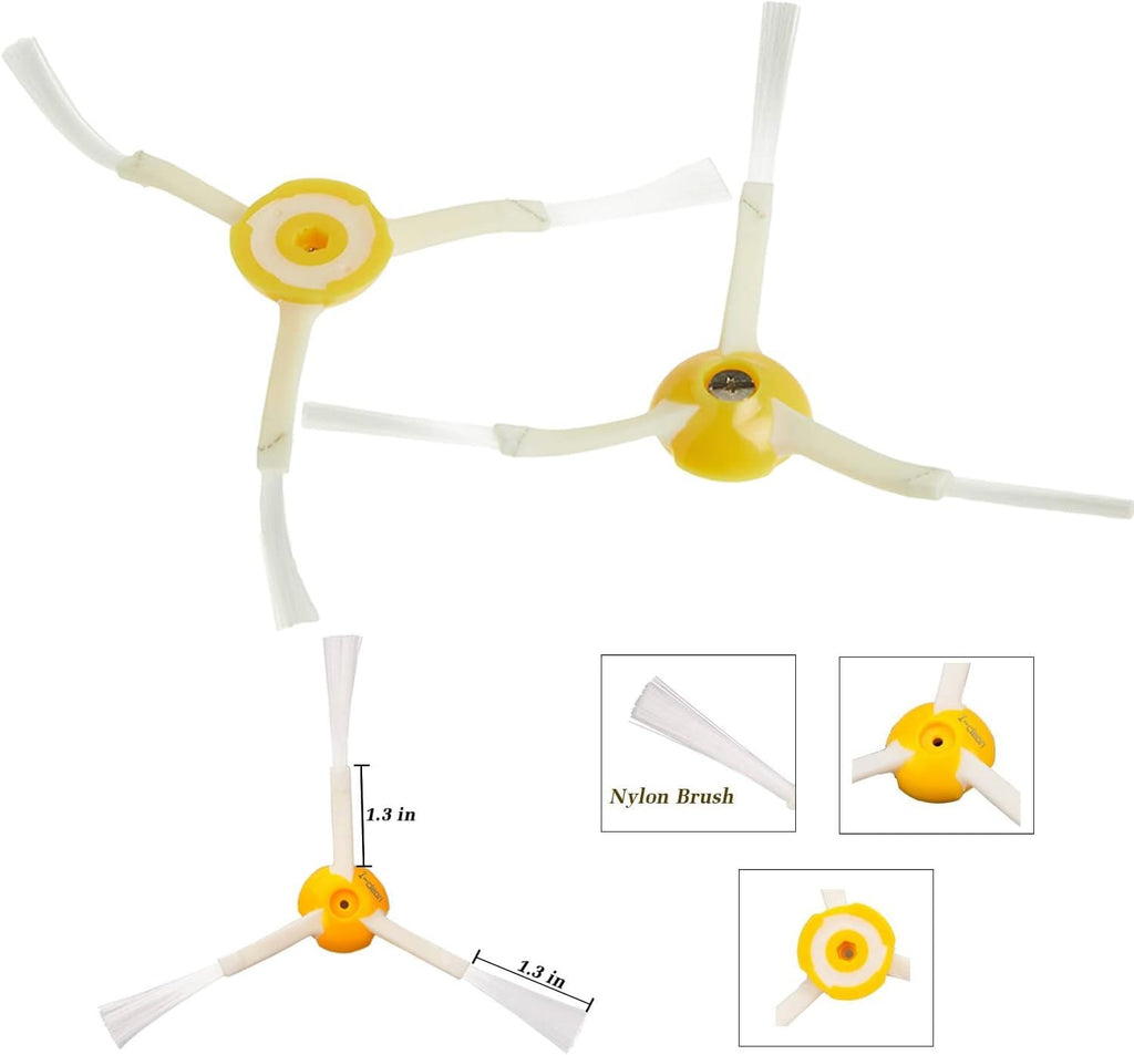 Replacement Parts for irobot Roomba 800 Series 850 860 861 866 870 880 890 900 Series 960 980 981 985 Vacuum Cleaner,Replenishement Kits with 2 Set Extractors,4 Filters,4 Side Brushes