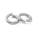 M6 (100 Pack) Split Lock Washer, (18-8) 304 Stainless Steel Spring Lock Washer