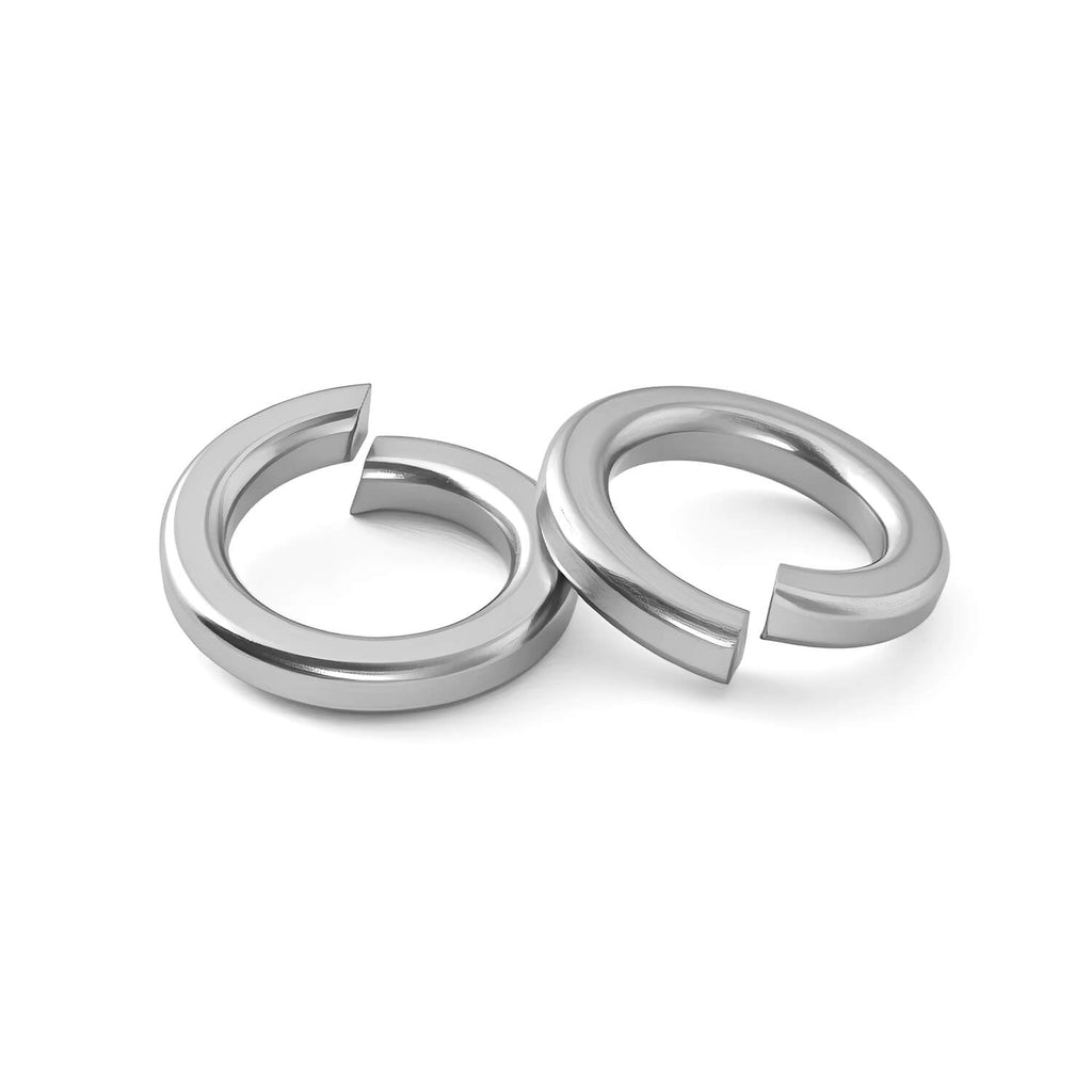 #10 (100 Pack) Split Lock Washer, (18-8) 304 Stainless Steel Spring Lock Washer