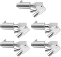Tubular Key Lock for Vending Machines - Vending Machine Locks Keyed Alike, 3Pcs Keys, Zinc Alloy, Chrome (5 Pack)