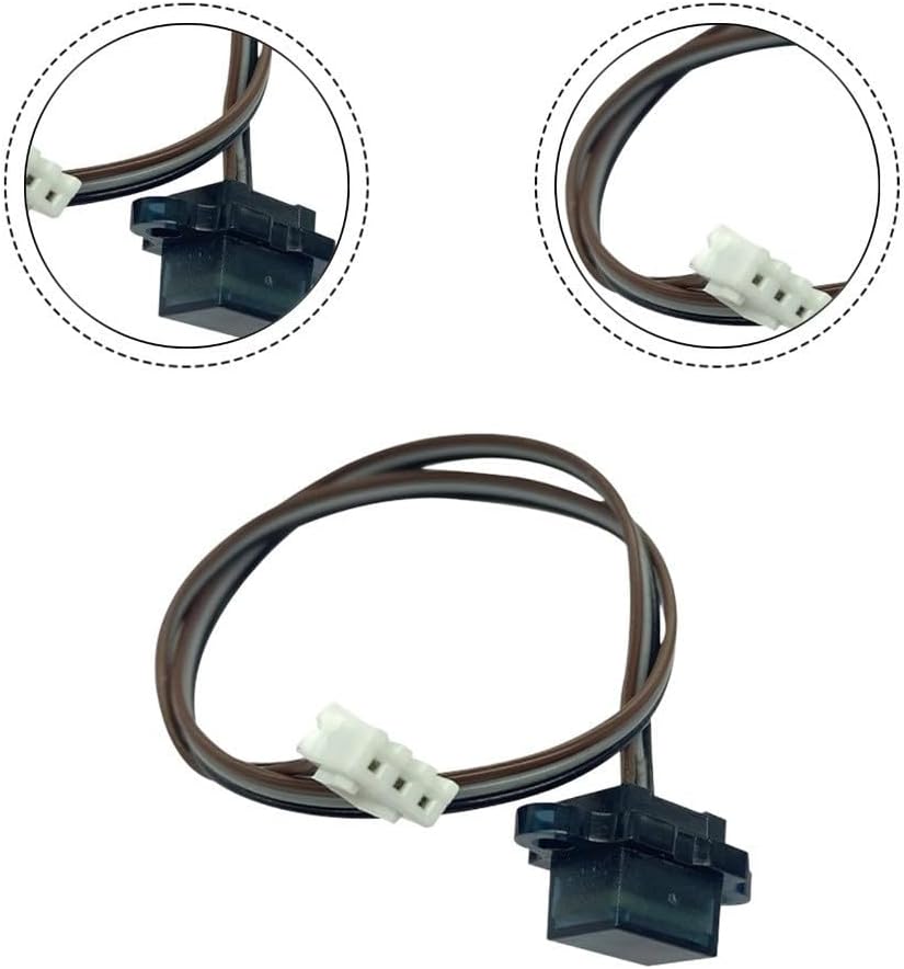 Optical Non-Contact Water Level Control Switch Sensor, for Household Appliances, Water Dispensers, Coffee Machines, DC 1.8-5.5V Low Power, IP67 Protection, for M3 Mount, Black