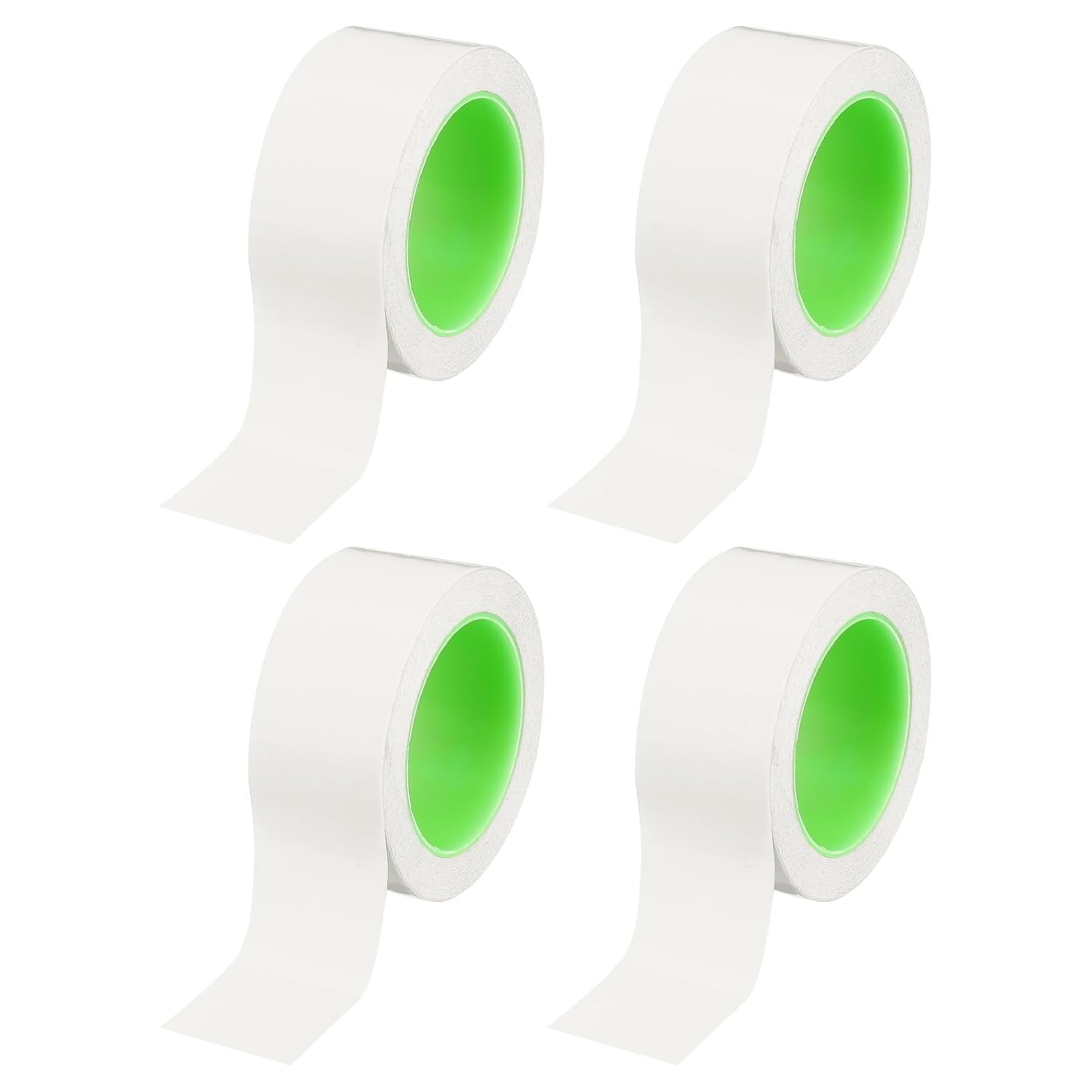 PATIKIL Floor Marking Tape 2 Inch x 110 Ft, 4 Pcs Self-Adhesive Warning Safety Tape Caution Stripe for Walls Floors Pipes Equipment Outdoor, White