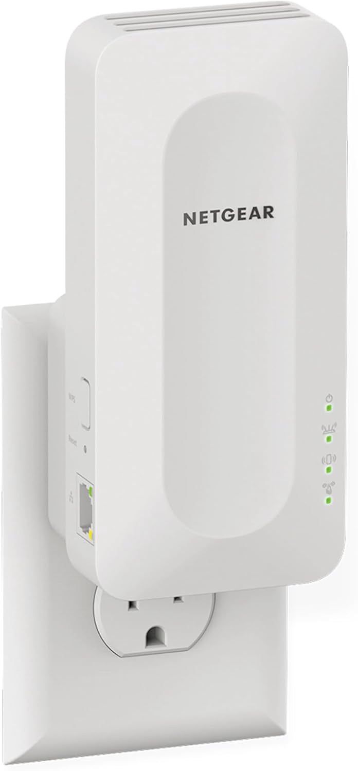 NETGEAR WiFi 6 Mesh Range Extender (EAX15) - Add up to 1,500 sq. ft., 20 Devices with AX1800 Dual-Band Wireless Signal Booster & Repeater (up to 1.8 Gbps Speed), WPA3 Security, One WiFi Name