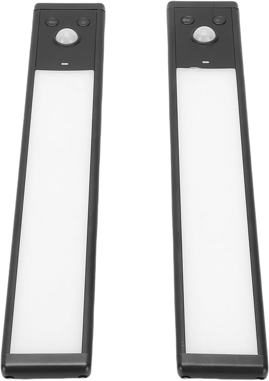 2pcs Under Cabinet Lights Rechargeable LED Motion Sensor Lights Indoor Magnetic Closet Lamps for Kitchen Stick On 3 Color