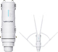 WAVLINK AC1200 Outdoor Long Range Weatherproof WiFi Extender/Wireless Access Point with Passive POE, Dual Band 2.4G+5G, 4x7dBi Omni Directional Antennas,Supports Router/AP/Repeater/Mesh Modes