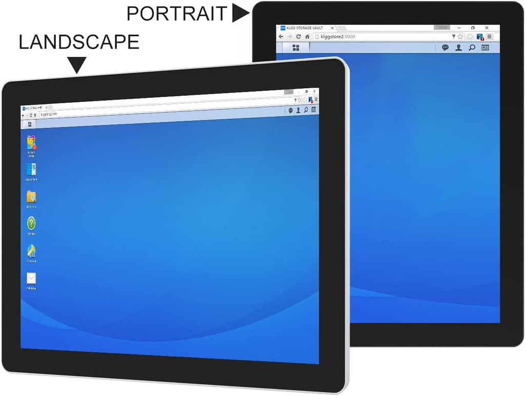 GreenTouch 15 Inch Aluminum Frame Wall Touch Screen LCD Monitor Open Frame LCD Touch Panel - HDMI/VGA/DVI-1024 * 768 @60Hz