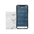 Leviton 2nd Gen Smart Circuit Breaker with Remote Control, Standard, 2-Pole 25 Amp, 120/240-Volt and 120/208-Volt, 10kA Interrupt Rating, LB225-ST